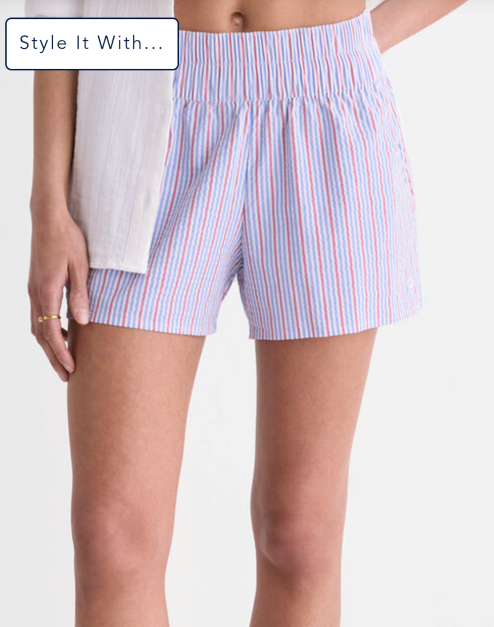 Vineyard Vines Blue, Pink & White Striped harbor Shorts NWT